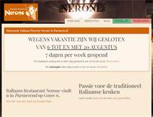 Tablet Screenshot of nerone.nl
